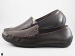 Men's casual leather loafers - 4