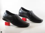 Men's comfort leather slip-on shoes - 4