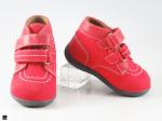 Bicolor Velcro strap design for kids in red - 1