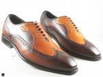 Wingtip cognac Oxford Dual colour - 1