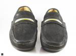 Suede black Moccasin for men's - 3