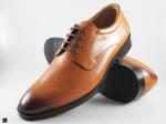 Stylish men's formal shoe for plain derby with mesh print with Toledo finishing - 5