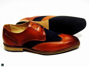 Temponation wing leather shoes