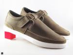 Grass green quality casual shoes - 2