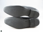 Men's black formal slip-on shoes - 3
