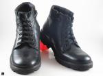 Men's formal leather attractive boots - 3