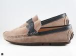 Handstitched Moccasin in suede grey - 5