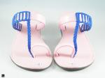 Flat slippers for ladies in Pink - 3