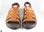 Comfortable  slippers  in Tan - 4