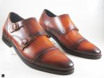 Patina finished cap toe with double monk - 1